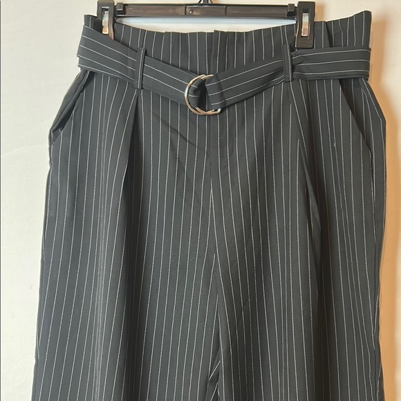 Solitaire Women’s Dress Pant  Striped High Rise Straight Leg Size XL - Picture 4 of 9